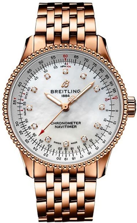 breitling womens wrist watches|breitling navitimer 35 for women.